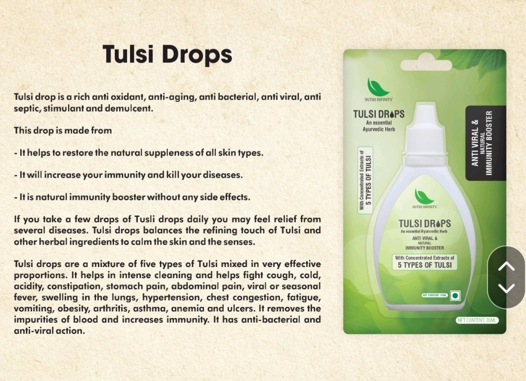 Tulsi drop